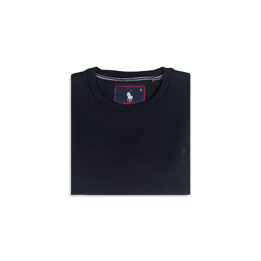 RL Premium Cotton Fleece Sweatshirt – Black