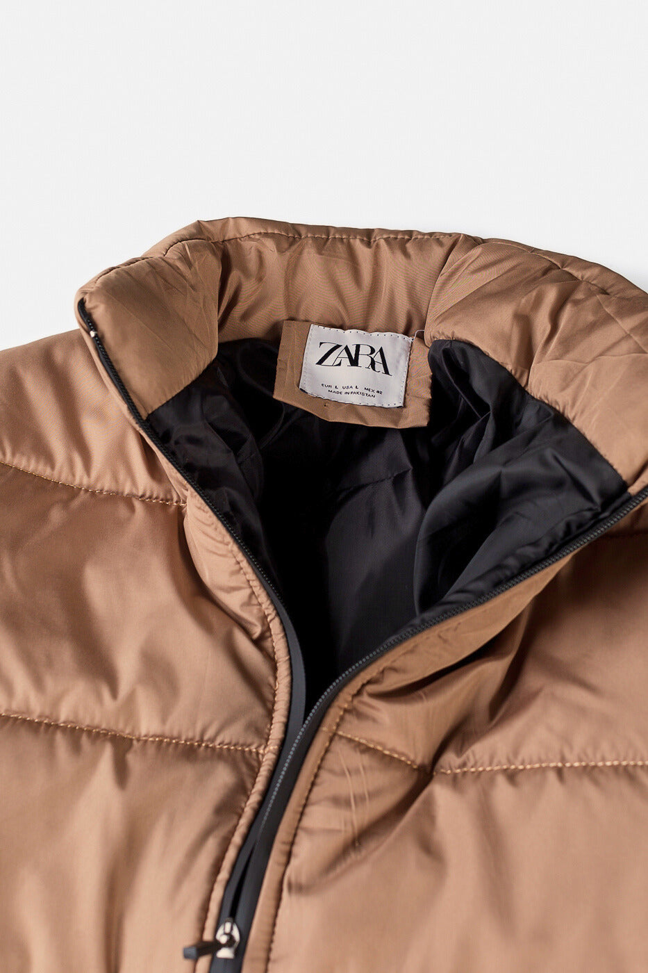ZR Premium Full Sleeves Puffer Jacket – Beige