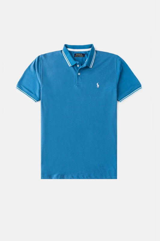 RL Imported Tipping Polo Shirt – Ocean Blue