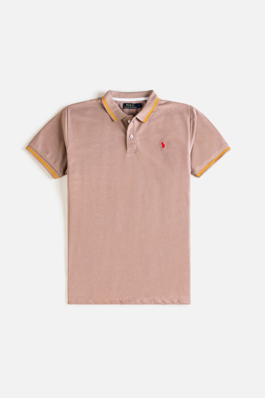 RL Premium Contrast Polo Shirt – Sepia