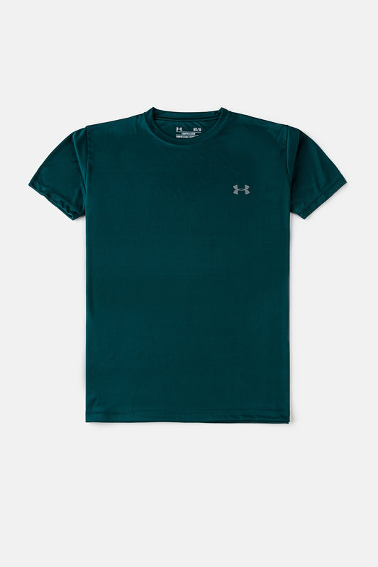 UA Imported Dri-FiT Plain T Shirt – Green