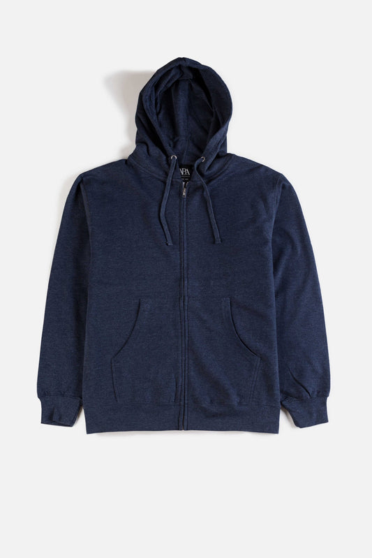 ZR Premium Fleece Zipper Hoodie – Yale Blue