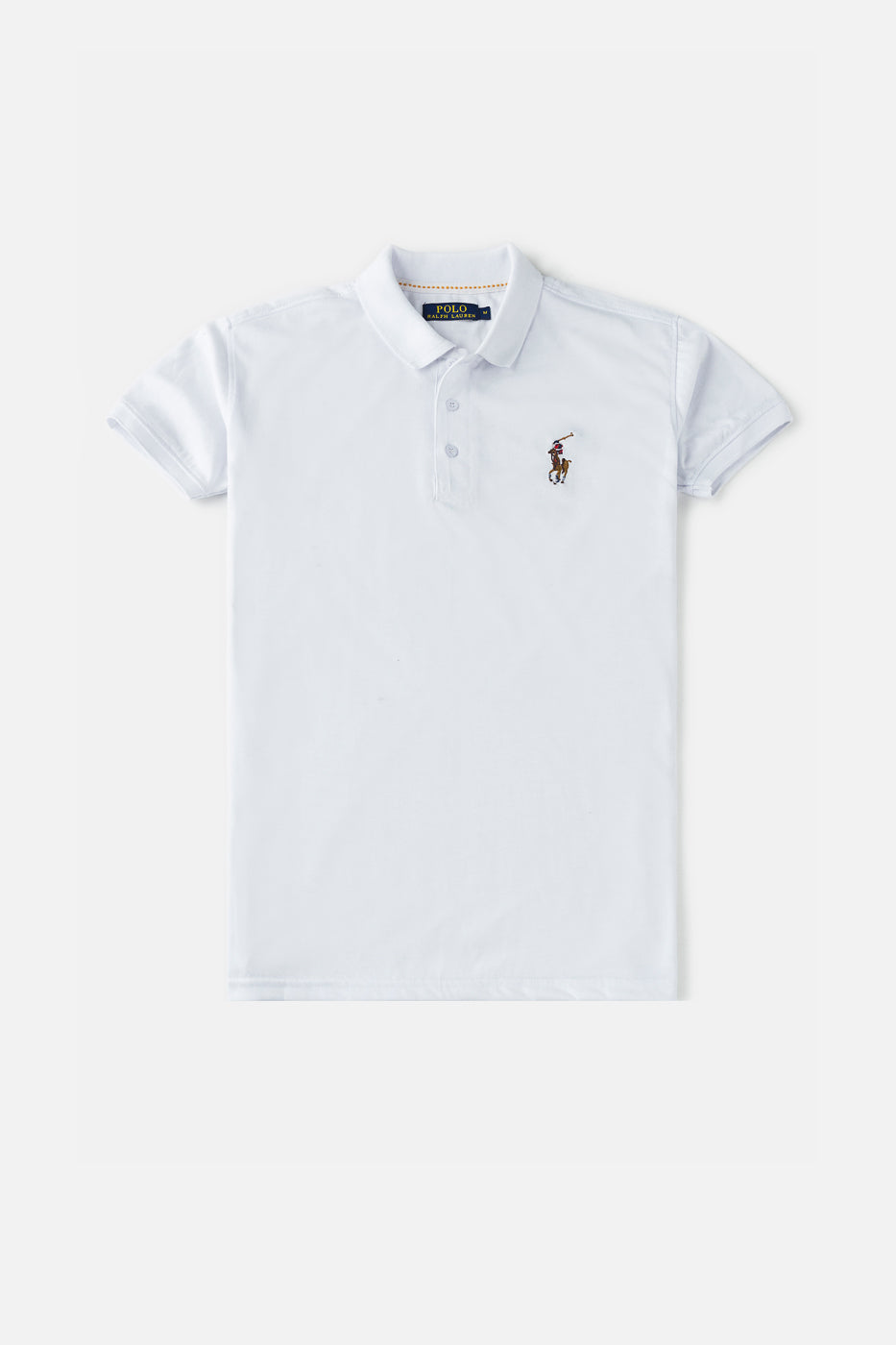 RL Multi Pony Polo Shirt – White