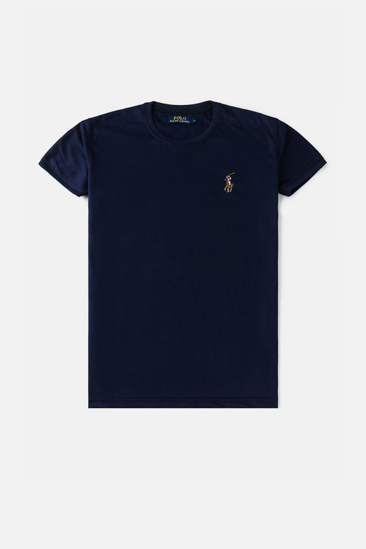 RL Multi Pony T Shirt – Navy Blue