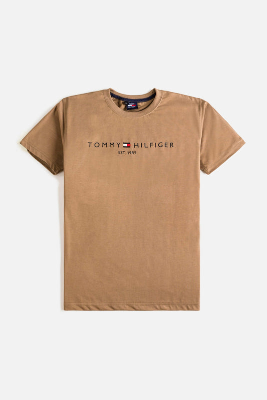 Tommy Basic T Shirt – Khaki