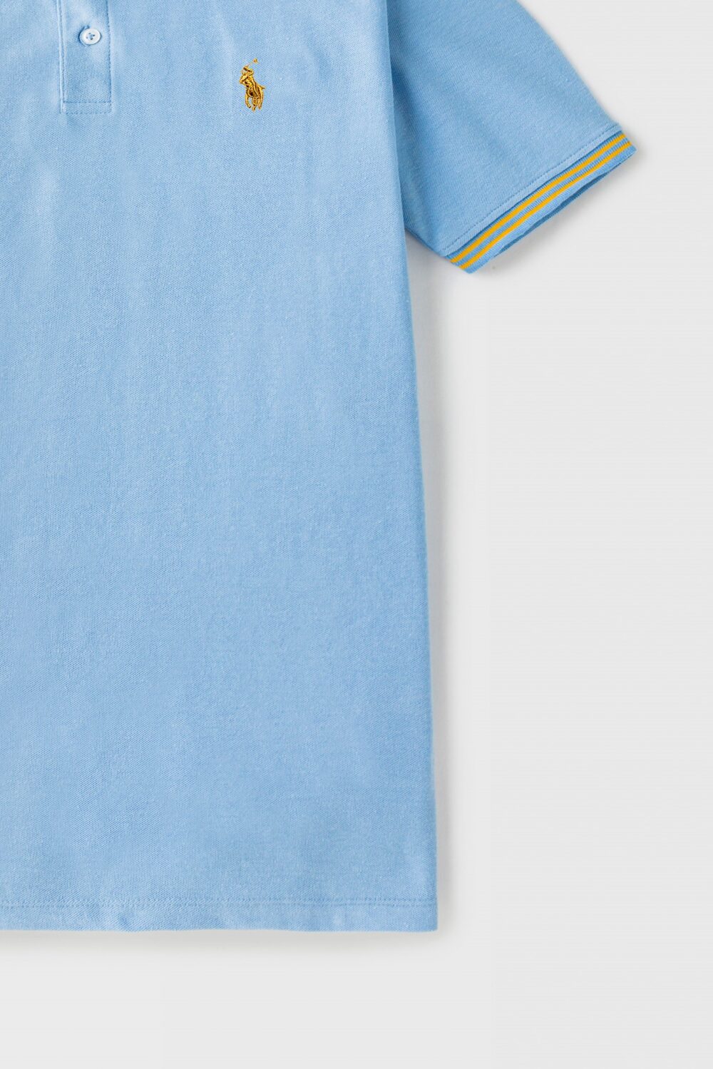 RL Premium Tipping Polo Shirt – Maya Blue