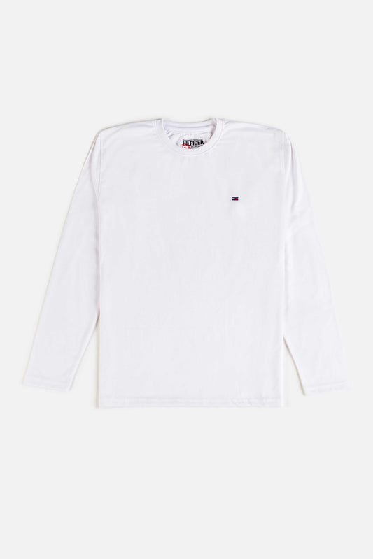 Tommy Cotton Full T Shirt – White