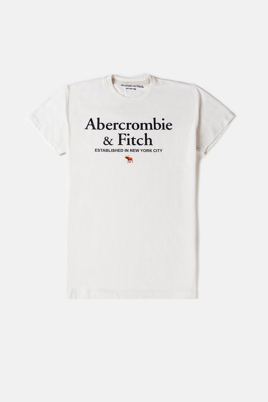 A&B Imported Premium Print T Shirt - White