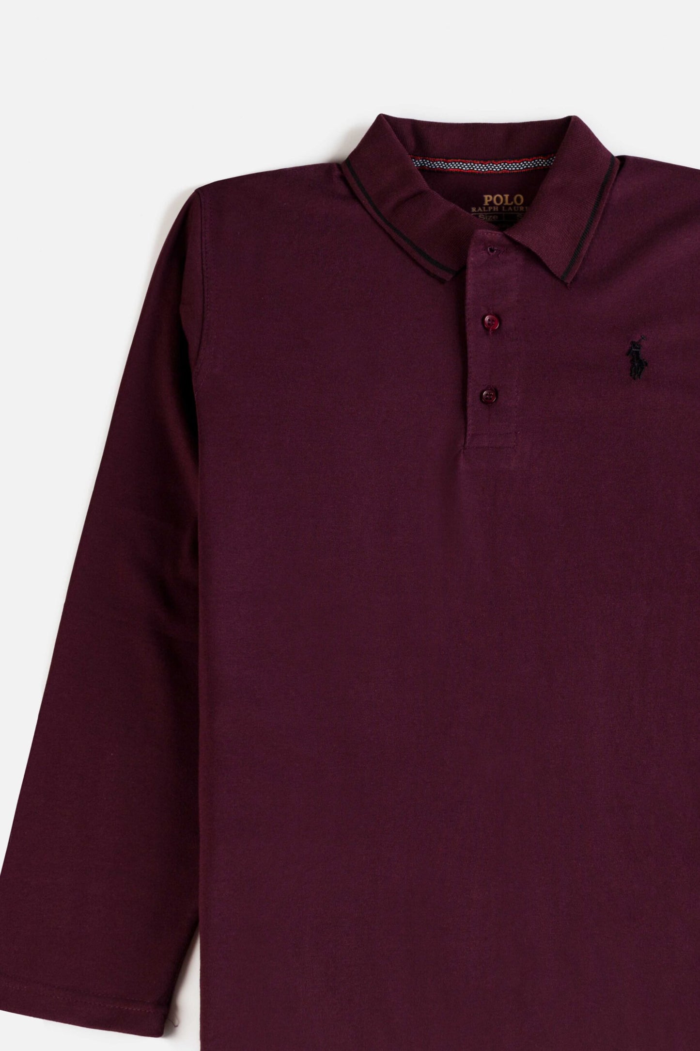 RL Premium Cotton Full Polo – Maroon