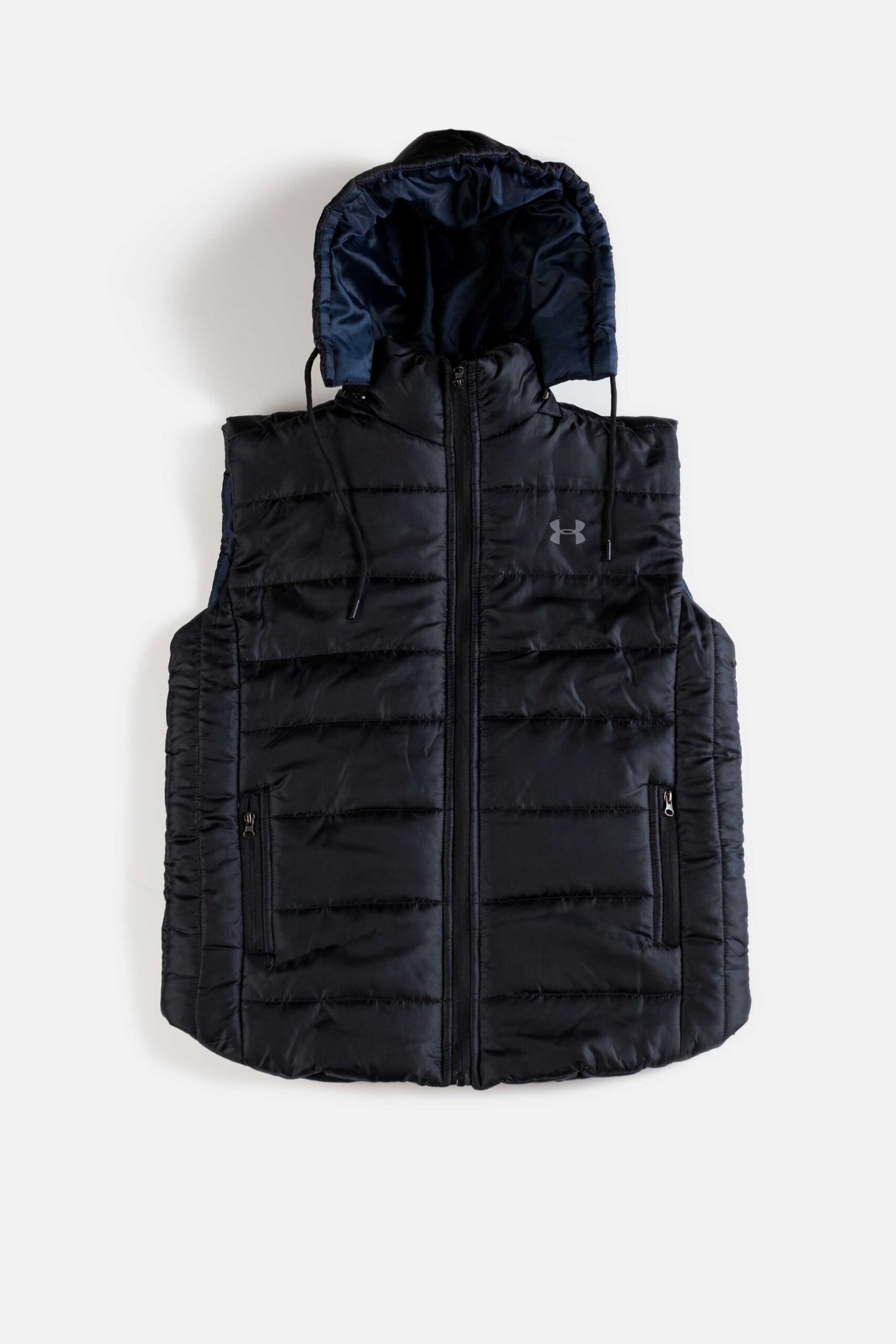 UA Premium Puffer Jacket With Hood – Black