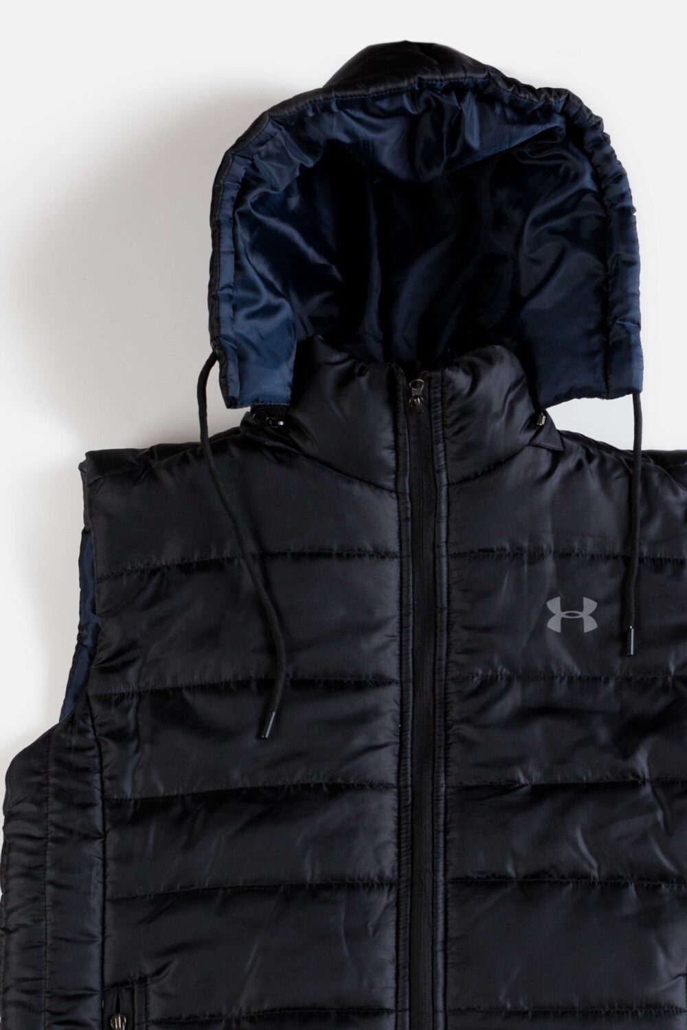 UA Premium Puffer Jacket With Hood – Black