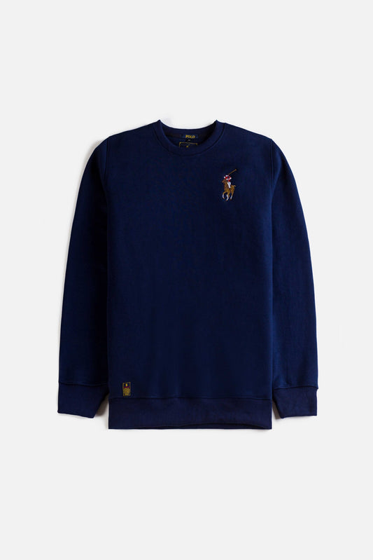 RL Premium Multi Pony Sweatshirt – Navy Blue