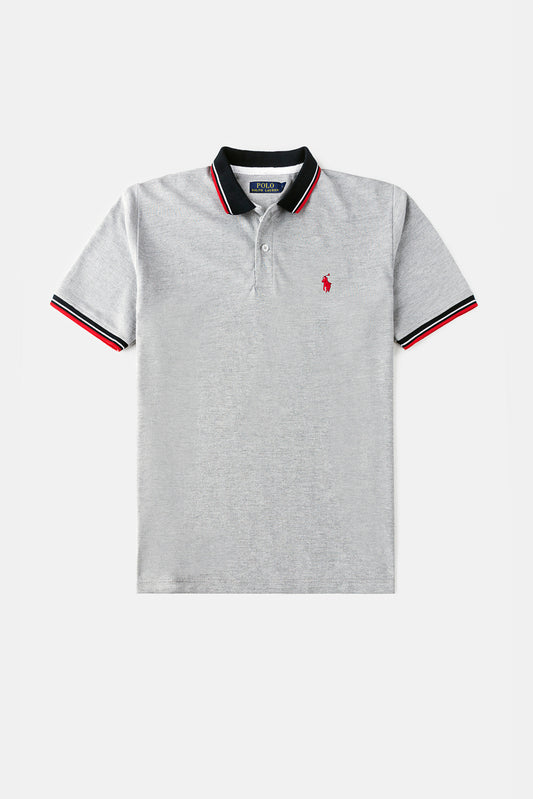 RL Imported Tipping Polo Shirt – Grey Harbour