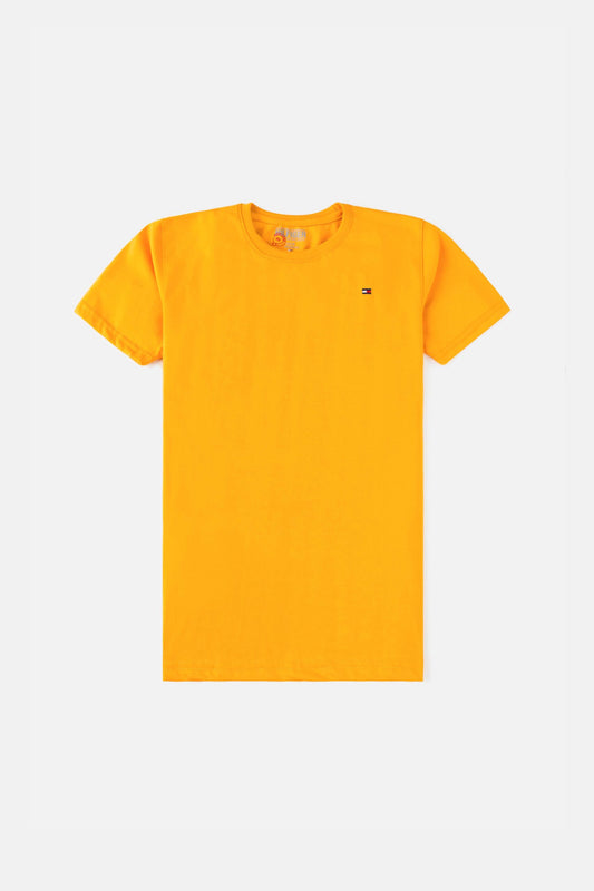 Tommy Premium Cotton T Shirt – Yellow