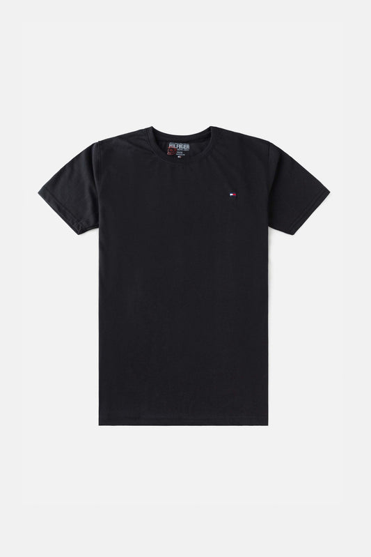 Tommy Premium Cotton T Shirt – Black