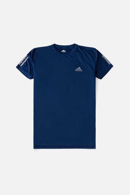 Adidas Premium Sports T Shirt – Navy Blue