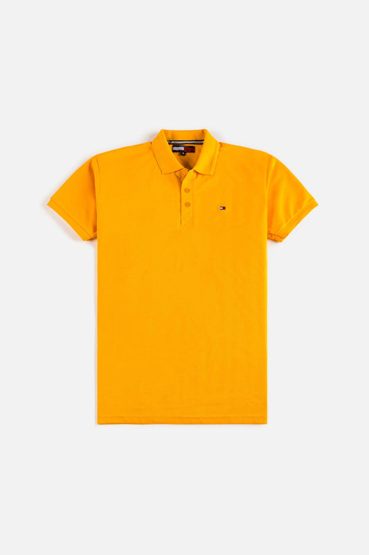 Tommy Premium Pique Polo shirt – Aureolin