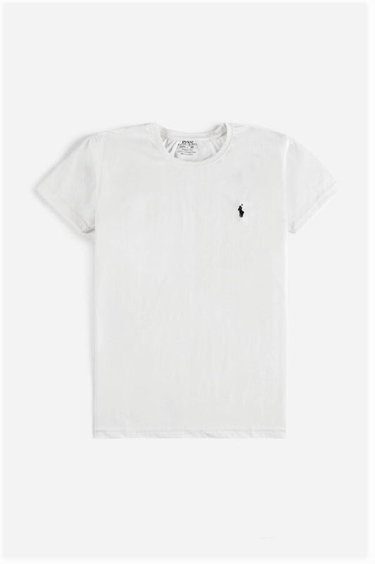 RL Premium Cotton T Shirt – White