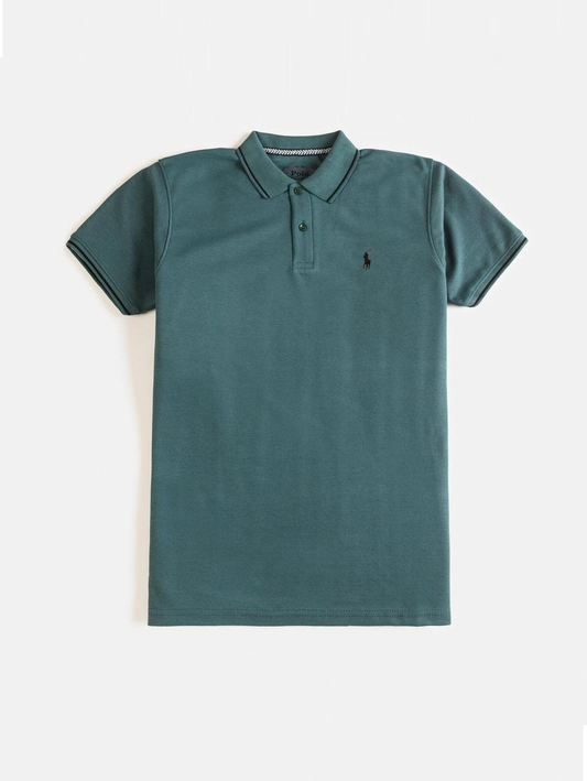 RL Premium Cotton Tipping Polo Shirt – Farn