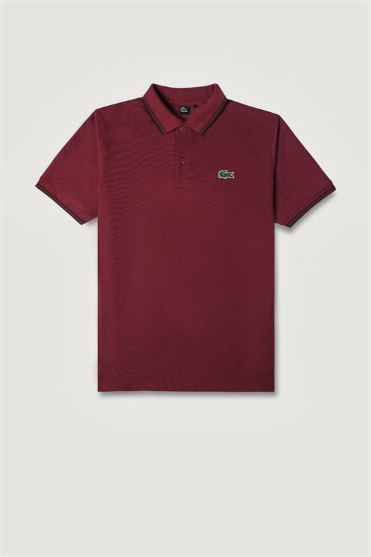 Lacoste Premium Imported Polo Shirt – Maroon