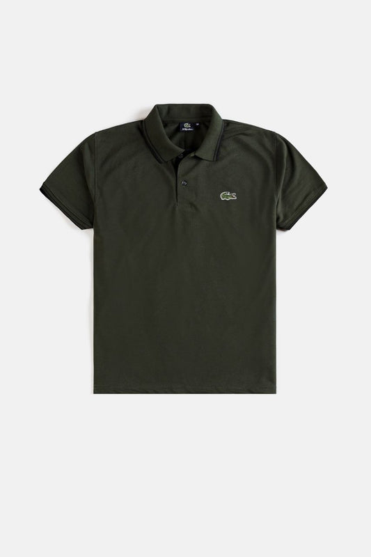Lacoste Premium Imported Polo Shirt – Army Green